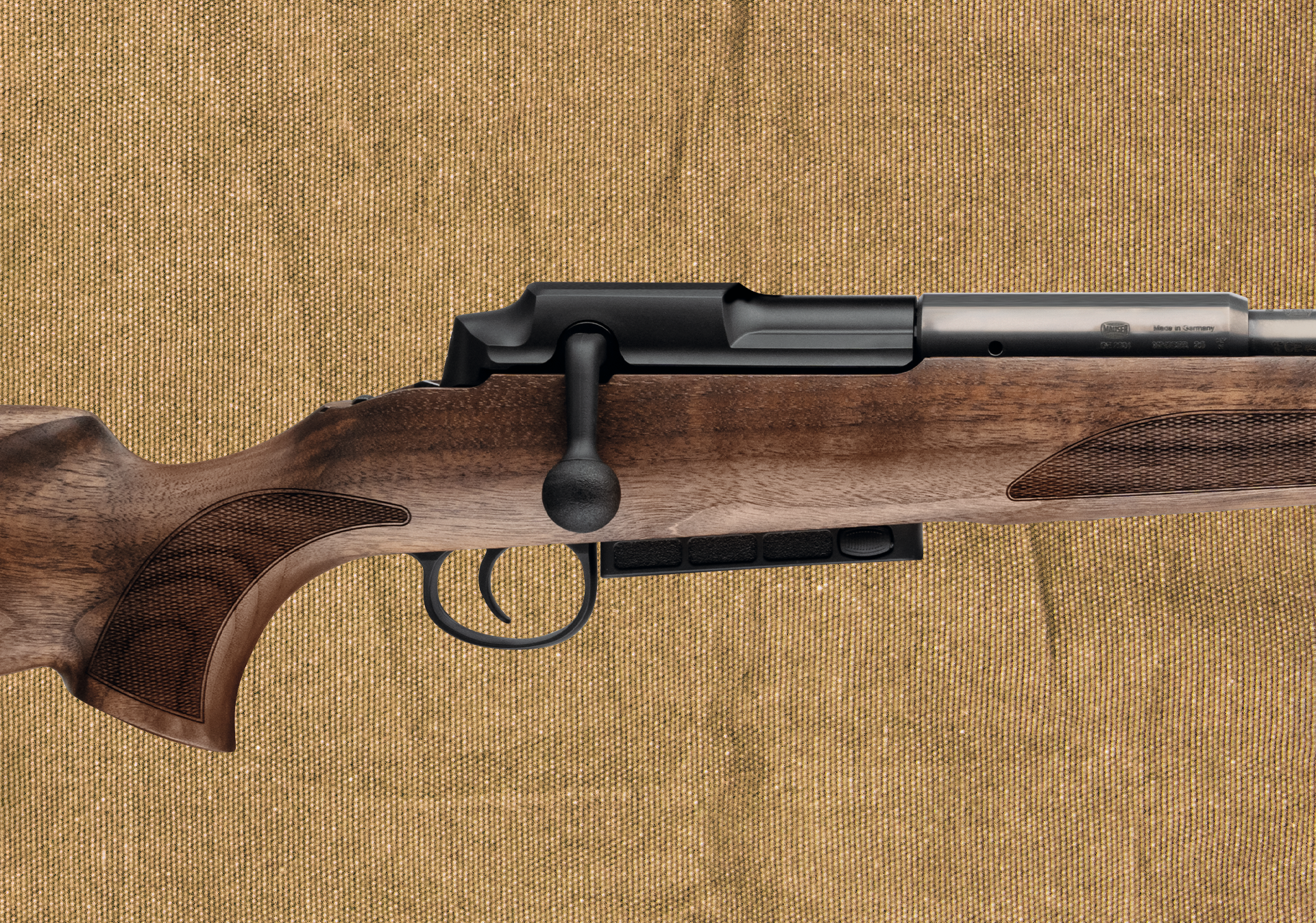 Straight bolt handle