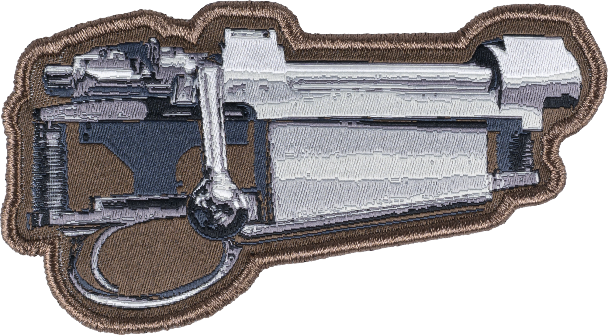 MAUSER System Velcro Badge neutral grau