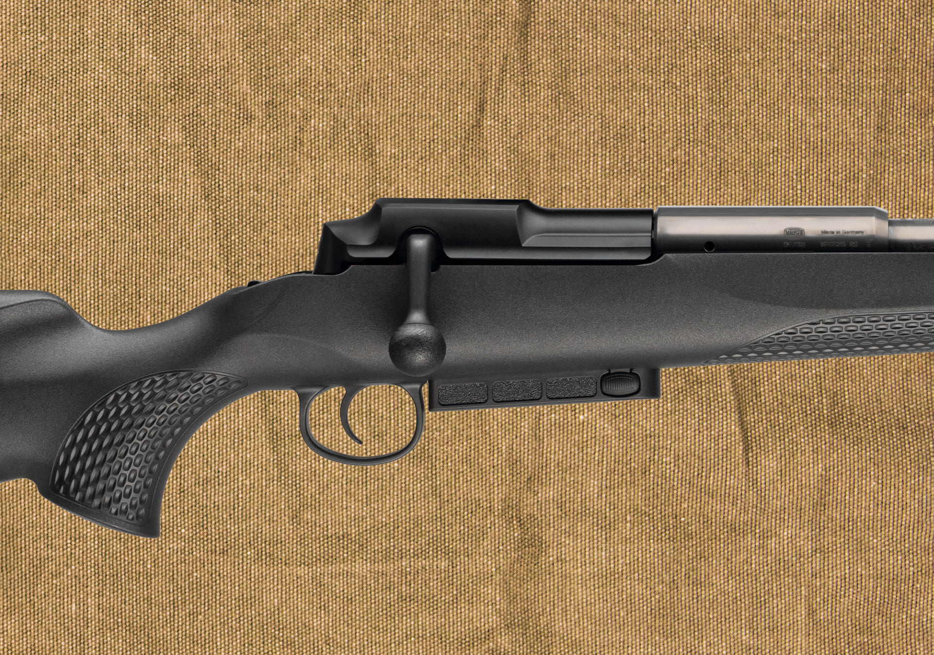 Straight bolt handle