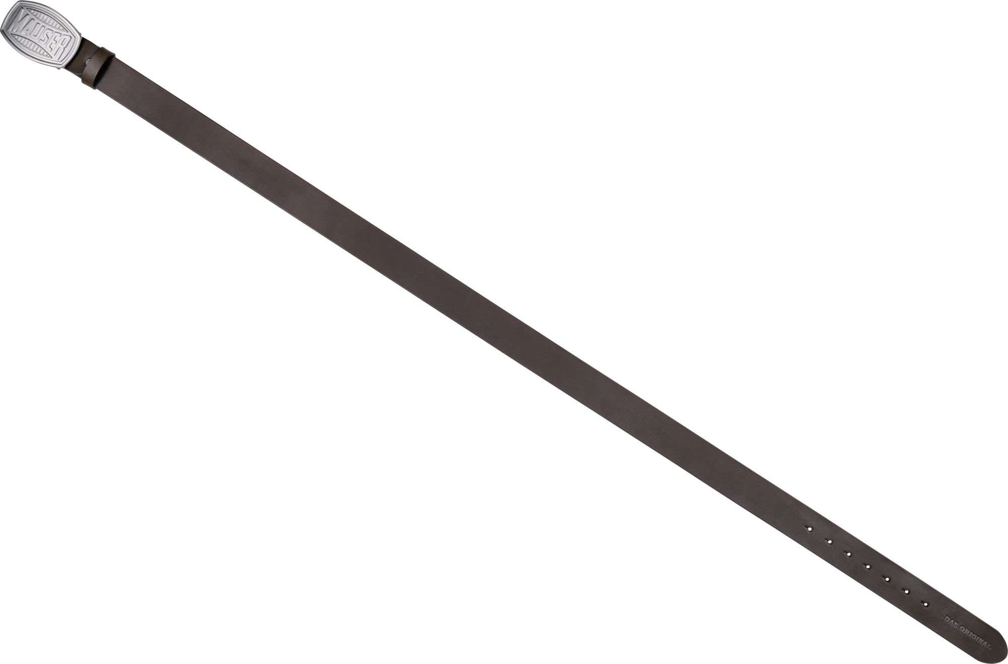 MAUSER Leather Belt  dunkelbraun1