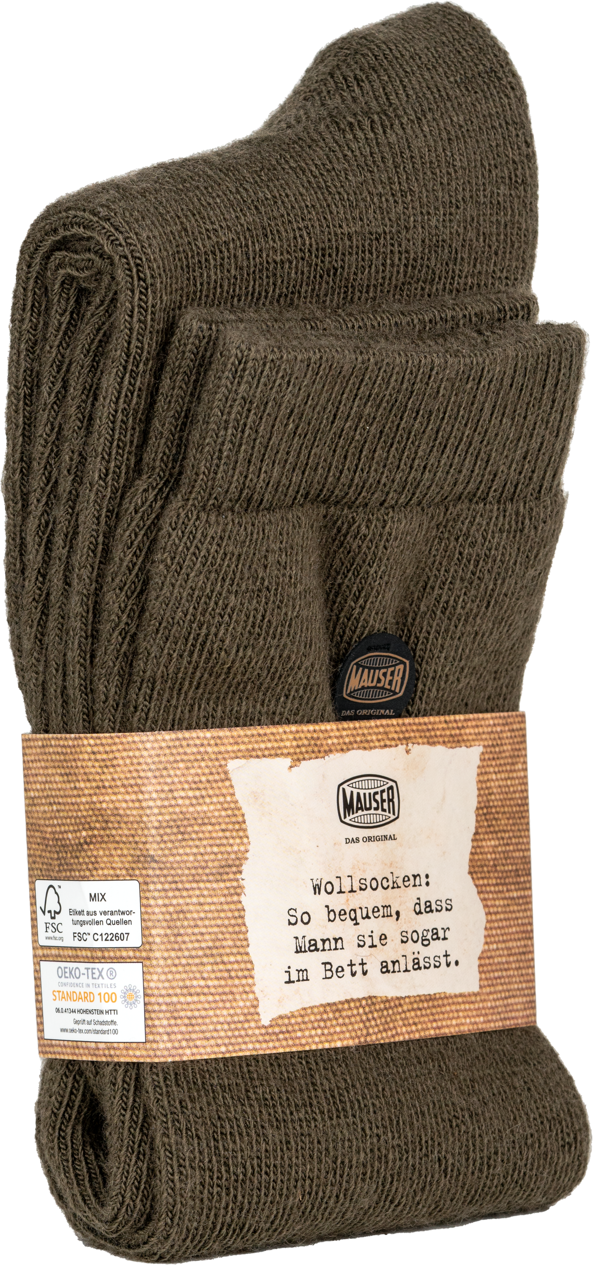 MAUSER Hunting Wool Socks grün